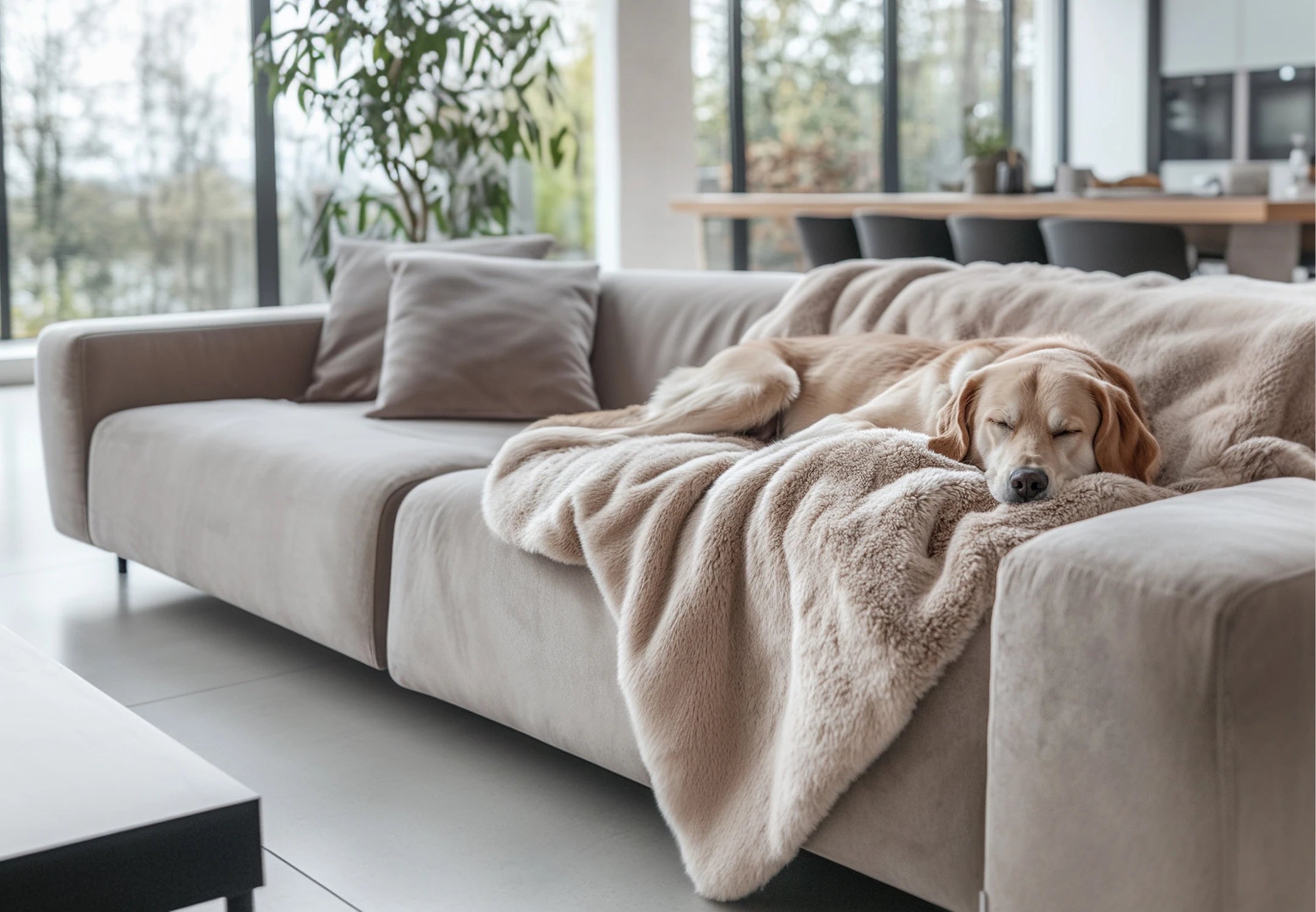 CAILY | Hundedecke & Sofaschutz – Wasserdicht, waschbar & super weich